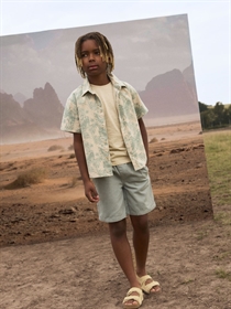 NAME IT Twill Shorts Ryan Slate Gray